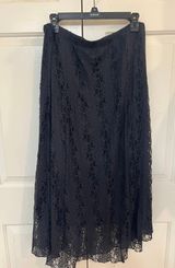 Reba Black Lace Skirt Photo 0
