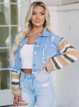 These Three Boutique Denim Jacket  Photo 0
