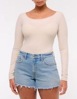 Abercrombie And Fitch 90s Relaxed, Cut Off Short High-Rise Size 30/10  Photo 0