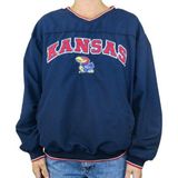 Vintage 90s Colosseum Athletics Kansas Jayhawks Pullover Windbreaker Photo 0
