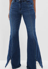 American Eagle Outfitters Festival Flare Wide Leg Jeans Photo 0