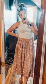 Pink Maxi Skirt Photo 0