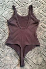 Wild Fable NWOT open back black bodysuit Photo 0