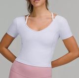 Align™ 💜🤍 T-Shirt In Pastel Blue Size 4 Tee Shirt $78 Photo 0