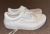 Vans White Old Skool Platform Photo 0