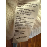 Free People Oversized Cotton Blend Turtle neck sweater M Cream knit ruffle hem Photo 0