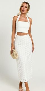 Showpo White Long Skirt Photo 0