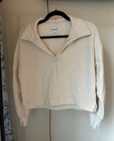 Abercrombie Johnny Collar Swing Crew Sweatshirt Photo 0