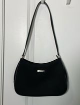 y2k 90s Liz Claiborne Shoulder Bag baguette purse vintage black Photo 0