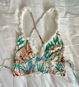 Illa Illa Cropped Floral Halter Top Photo 0