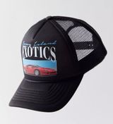 urban outfitter coney island exotics trucker hat black Photo 0