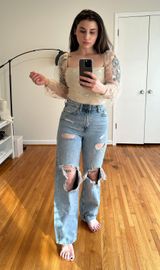 American Eagle Outfitters Distressed Jeans Photo 0