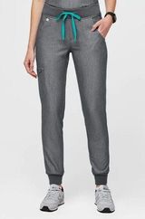 FIGS Zamora Jogger Scrub Pants Graphite Grey Women's Size Large Nursing Scrubs Photo 0