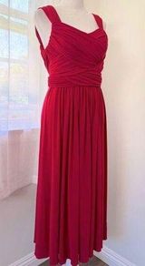 Suzi Chin for Maggy Boutique Red Sleeveless Dress Photo 0