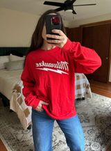 Vintage Milwaukee Long Sleeve Shirt Red Size M Photo 0