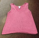 J.Jill Pink crochet top sleeveless never worn Photo 0