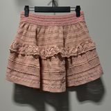 NWT Aerie pink lace skirt size S Photo 0