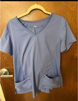 Light blue healing hands scrub set Photo 0