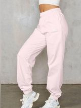 YLA YOUNGLA NWT Pink Women’s Jogger Sweatpants Embroidery SZ XS Photo 0