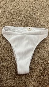 Hollister White HighWaisted Bikini Bottoms Photo 0