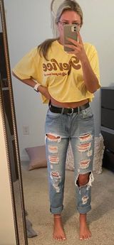Forever 21 Distressed Mom Jeans  Photo 0