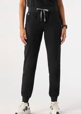FIGS Zamora Jogger Scrub Pants Black Technical Comfort Size Small Photo 0