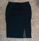 Worthington Striped Business Skirt Photo 0