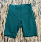 Lululemon Green Biker Shorts Photo 0