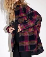 ZARA Plaid Shacket Coat Photo 0