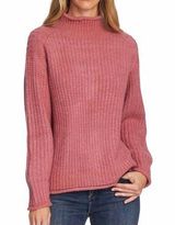 Vince Camuto Pink Chunky Mock Neck Sweater Large Photo 0