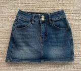 denim mini skirt Photo 0