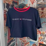 Tommy Hilfiger Cropped Logo Tee Photo 0