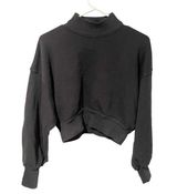 Spiritual Gangster Size XS Black Mock Neck Long Sleeve Sweatshirt Pullover Top Photo 0