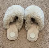 Anthropologie Fuzzy Slippers Photo 0