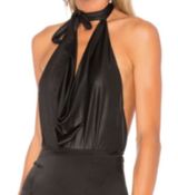 NBD x REVOLVE Wyatt Cowl Neck
Open Back Bodysuit Photo 0