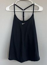 Nike Woman’s Racerback Dri-Fit Black Tank Top Size M Activewear DD4941-010 Photo 0
