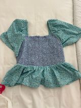 Endless Rose Puff Sleeve Floral Top Photo 0