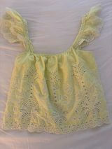 Jennifer Grace Eyelet Scalloped Top Photo 0