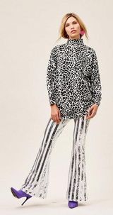 Forever 21 Sequin Flare Pants Photo 0