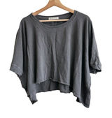 Free People We The Free CC Tee Oversized Cropped T-Shirt Size S Photo 0