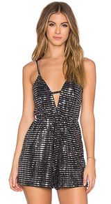 Sparkly Romper Black Photo 0