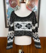 Adorable Free People Cropped Fair Isle Sweater! Photo 0