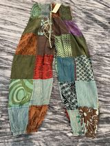 Colorful Patchwork Bohemian Pants One size fits S-L By Kathmandu  Photo 0