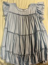 Est. 1946 Denim Baby Doll Top Photo 0