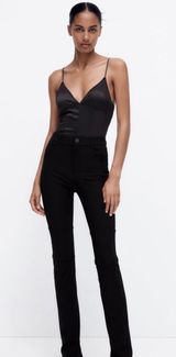 ZARA Split Hem Leggings Photo 0