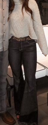 Boutique Denim Bell Bottoms Photo 0