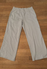 Light Blue Hollister Sweatpants Wide-Leg short Photo 0