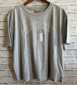 NWT! women’s Carhartt short sleeve gray loose fit t-shirt, Large 12/14 Photo 0