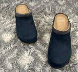 Dansko  Sammy Platform Clog in Navy Nubuck EU 37 STORE MODEL Photo 0