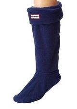 Hunter Fleece Navy Welly Socks Photo 0